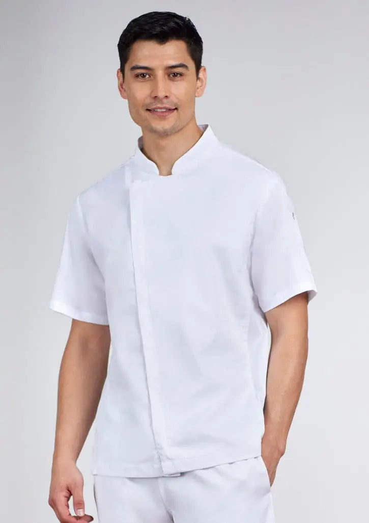 Biz Collection Men's Alfresco Short Sleeve Chef Jacket CH330MS Biz Collection